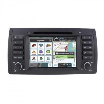 Autoradio gps carplay android auto bluetooth bmw serie 5 e39 m5 x5 e53 serie 7 e38 5 