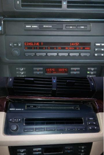 BMW-Serie-5-E39-X5-E53-Serie-7-E38-Autoradio